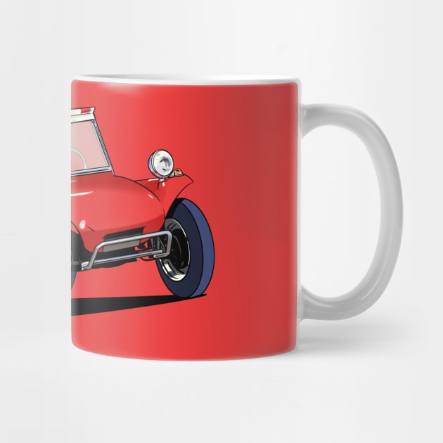 Baja Beach Buggy in Red by Webazoot